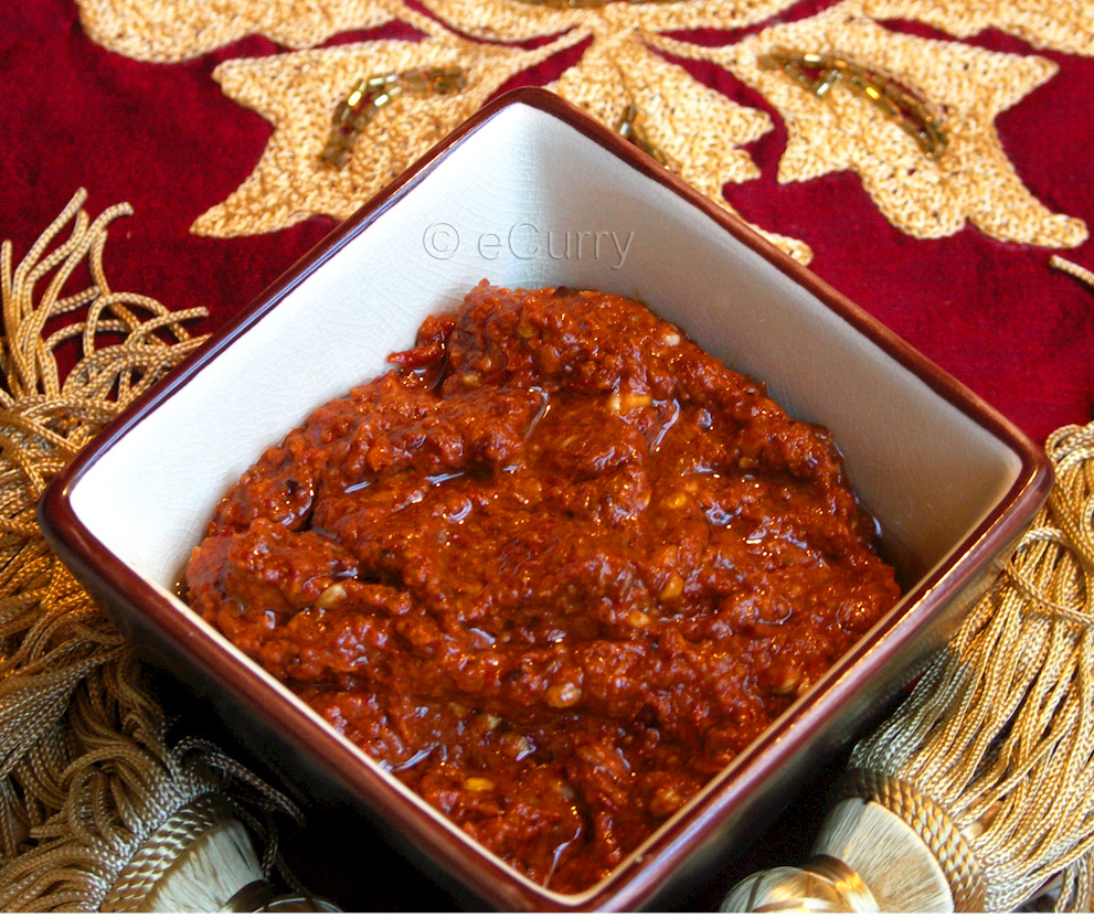 Homemade Harissa | eCurry - The Recipe Blog