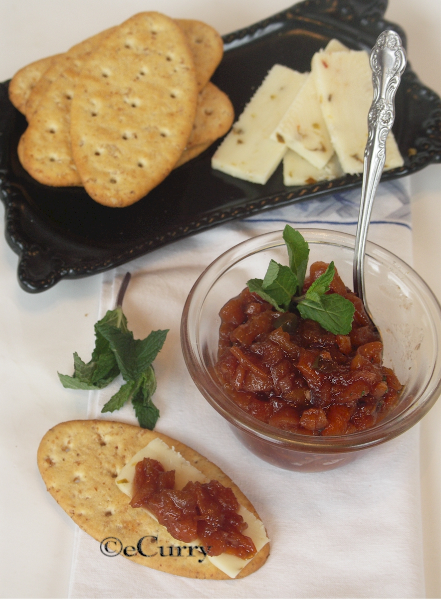 Apricot Jalapeno Chutney eCurry The Recipe Blog