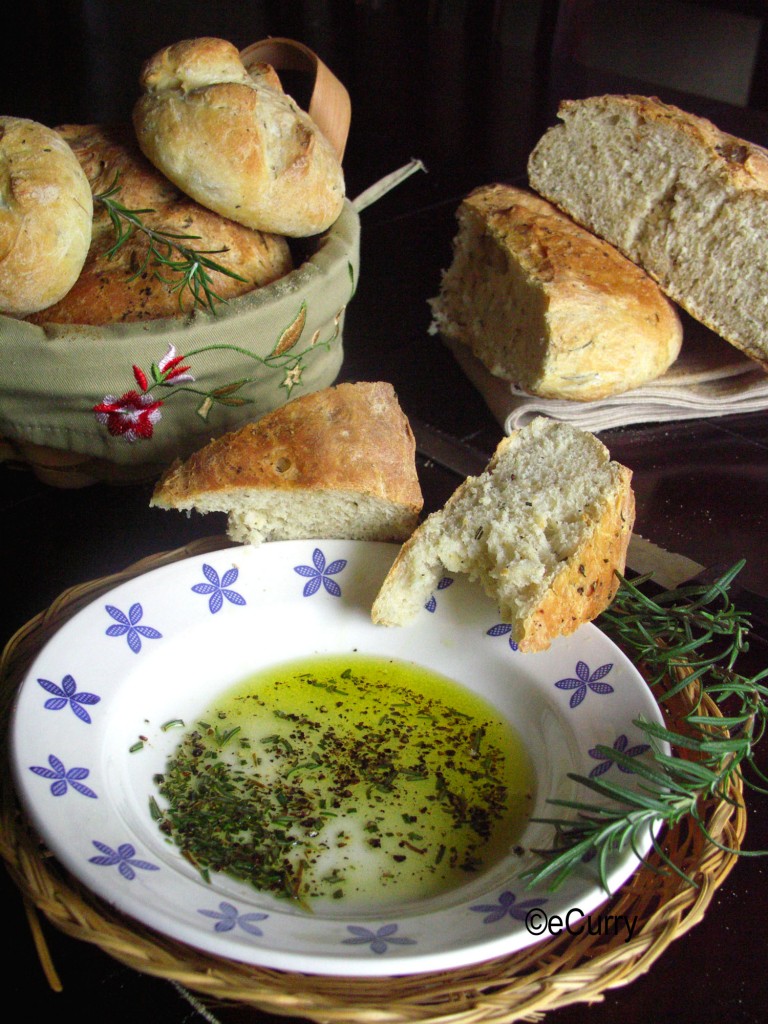 Rosemary Pepper Peasant Bread eCurry The Recipe Blog