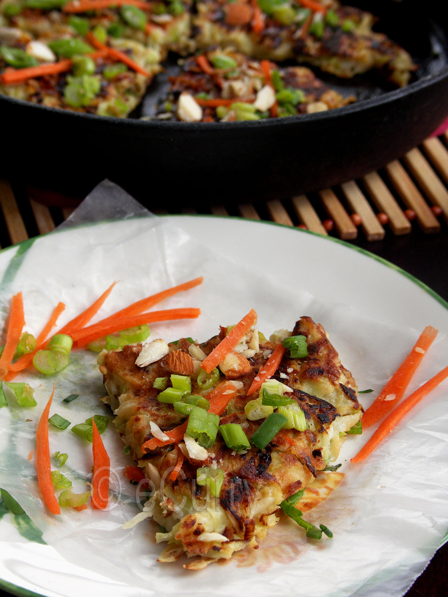Okonomiyaki aka "Japanese Pizza" | eCurry - The Recipe Blog