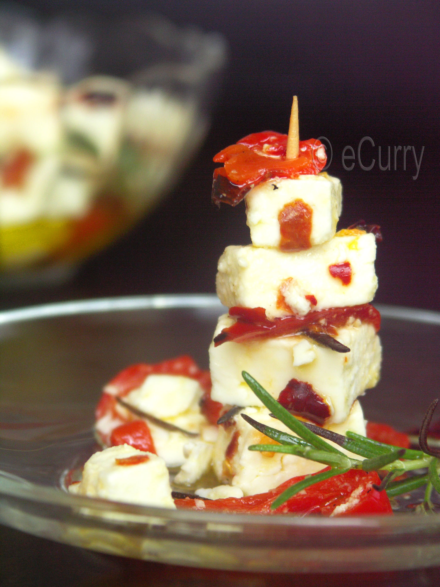 Marinated Feta Cheese eCurry The Recipe Blog
