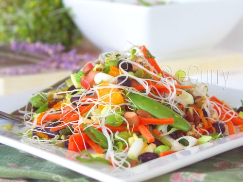 Summer Salad with Citrusy Lavender 1