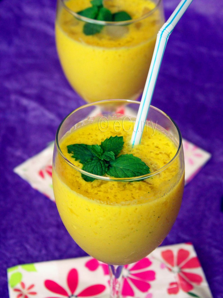 Mango & Mint Lassi eCurry The Recipe Blog