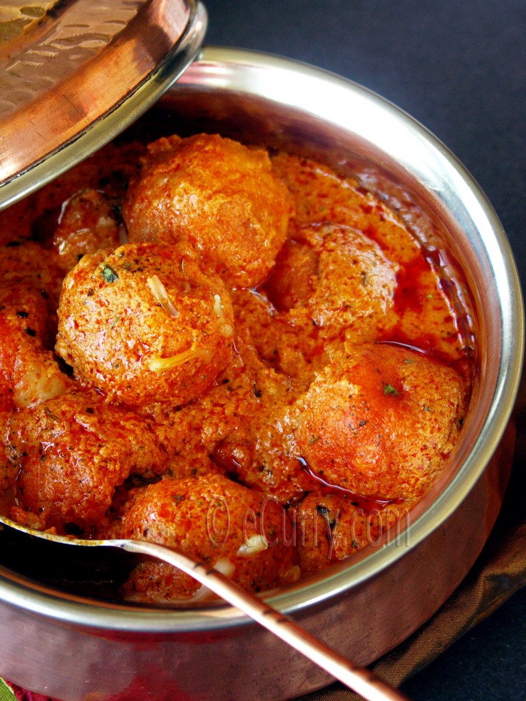 Malai Kofta/Cheese Dumplings Simmered in a Creamy Sauce eCurry The