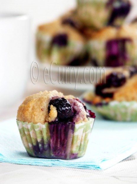 Lime and Blueberry Muffins Recipe