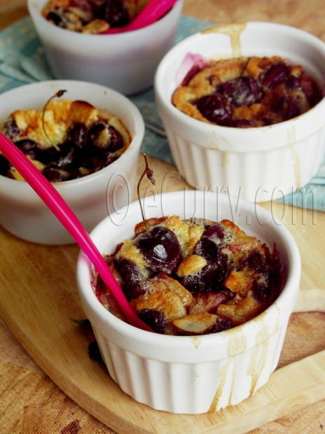Cherry and Apricot Clafoutis