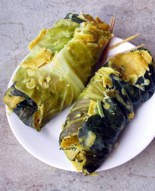 Cabbage & Chickpea Roulade