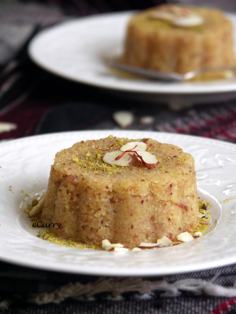 Semolina and Almond Halwa eCurry The Recipe Blog