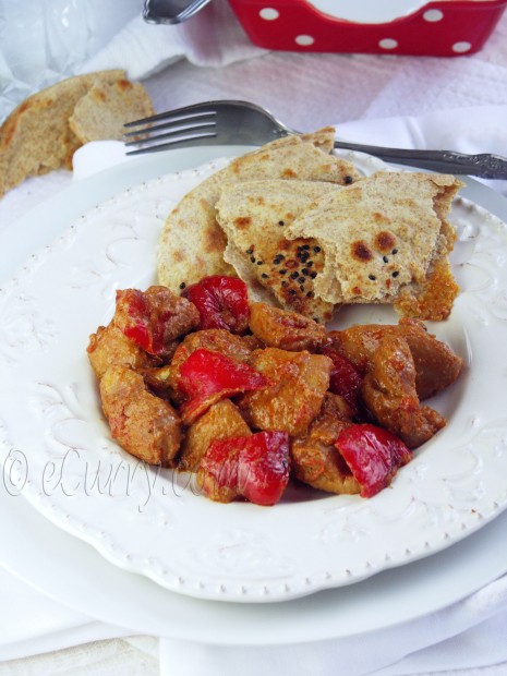 Chicken with Roasted Red Pepper and Sour Cream