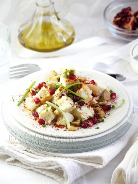 Paneer with Pomegranate and Sumac 