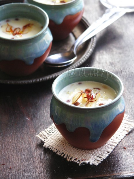 Tapioca Pudding with Saffron and Nuts