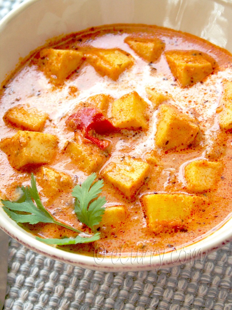 Paneer Makhani Butter Paneer eCurry The Recipe Blog