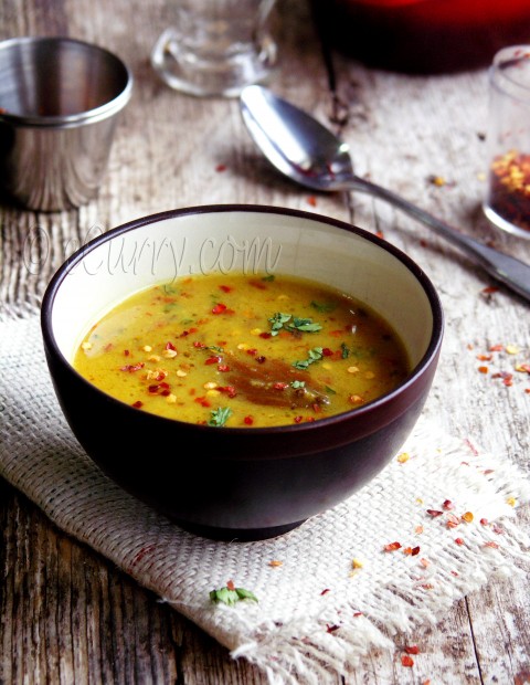Bhaja Muger Dal / Roasted Mung-Lentil Soup