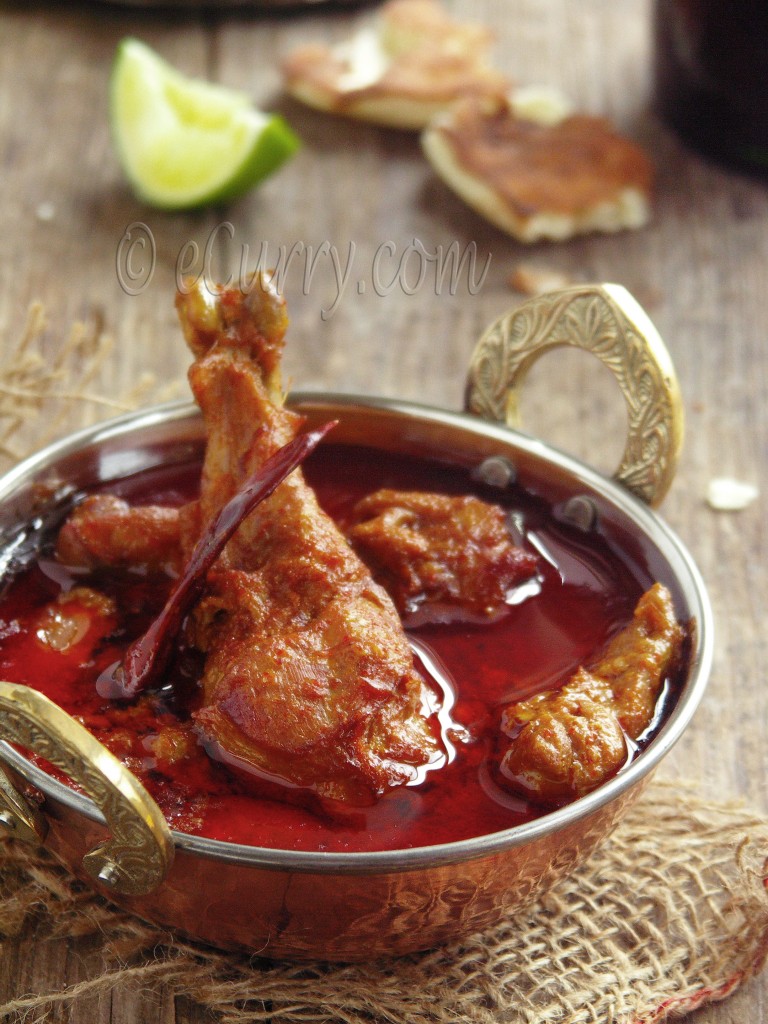 Rajasthani red chicken curry/indian chicken curry