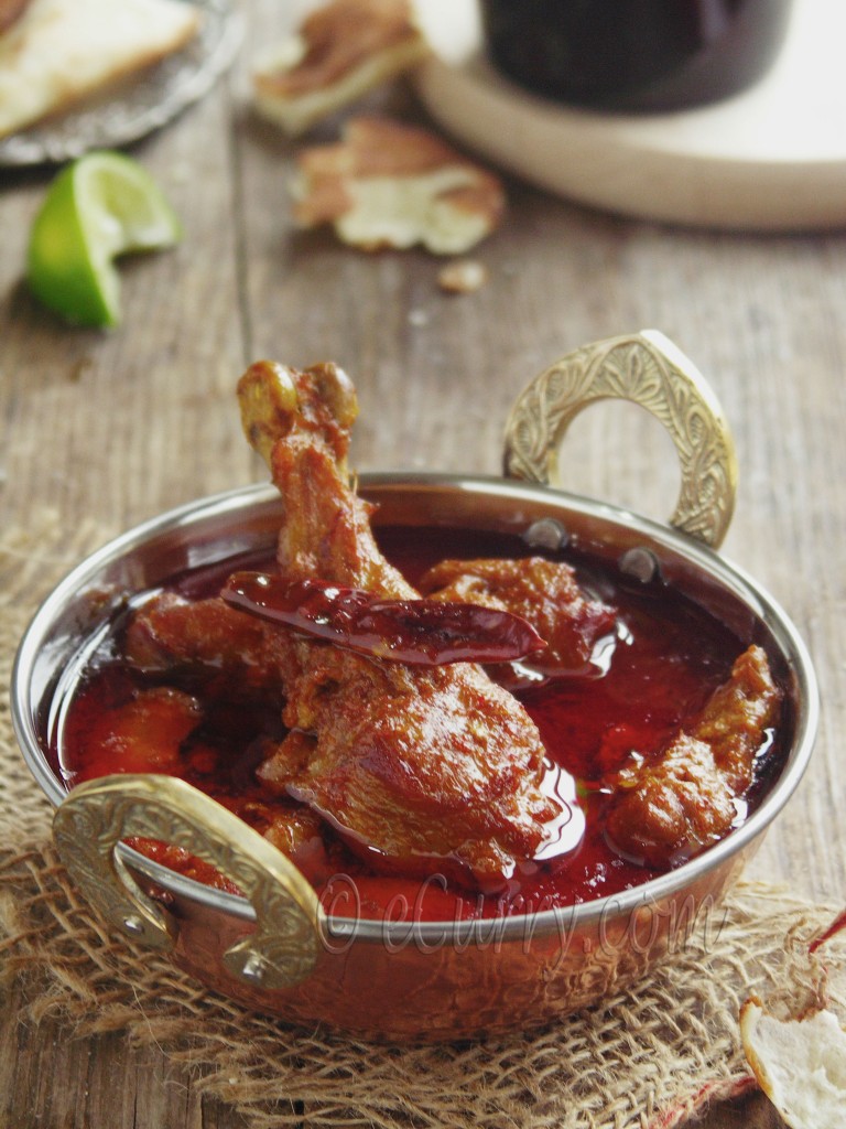 Rajasthani red chicken curry