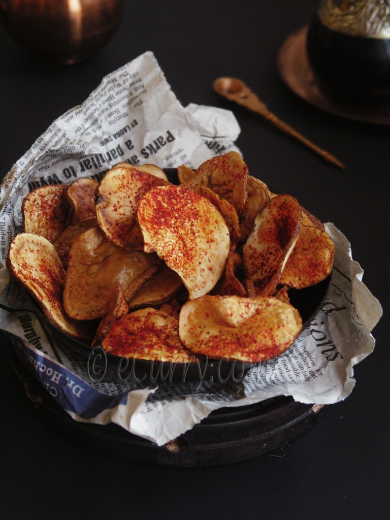 Home made potato chips/Sundried Potato Chips