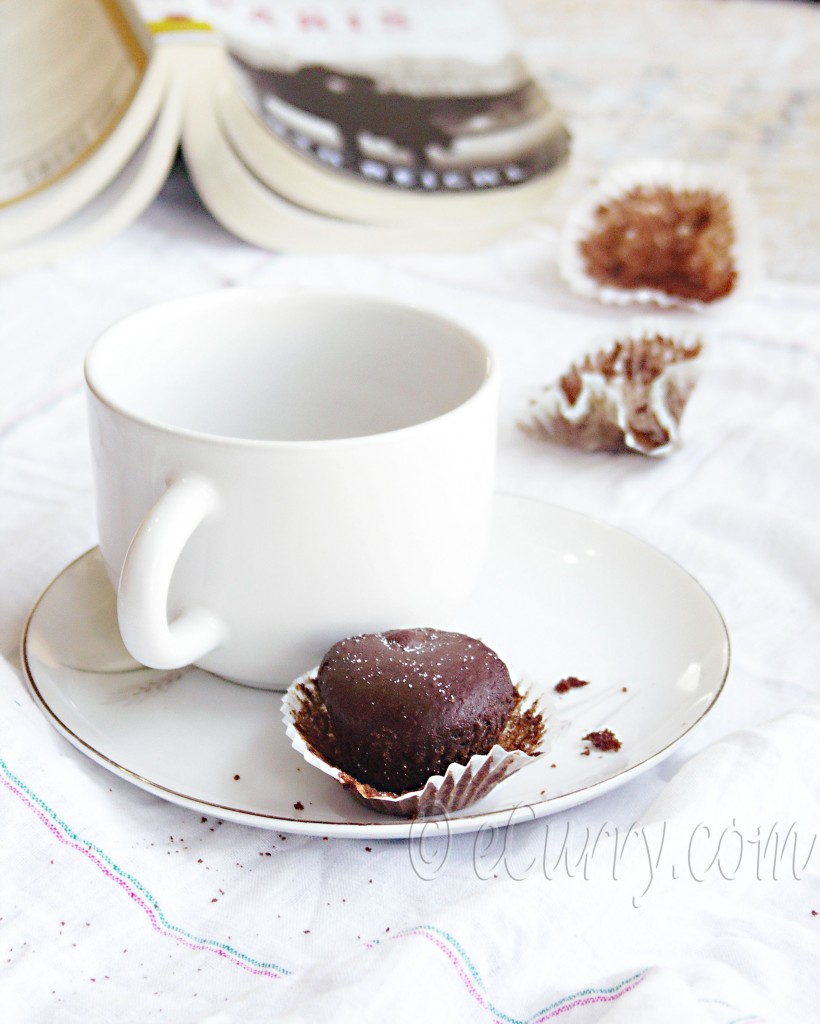 Double Chocolate Walnut Muffins - eggless chocolate muffin recipe