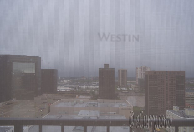 wet gloomy rainy day - from the 19th floor
