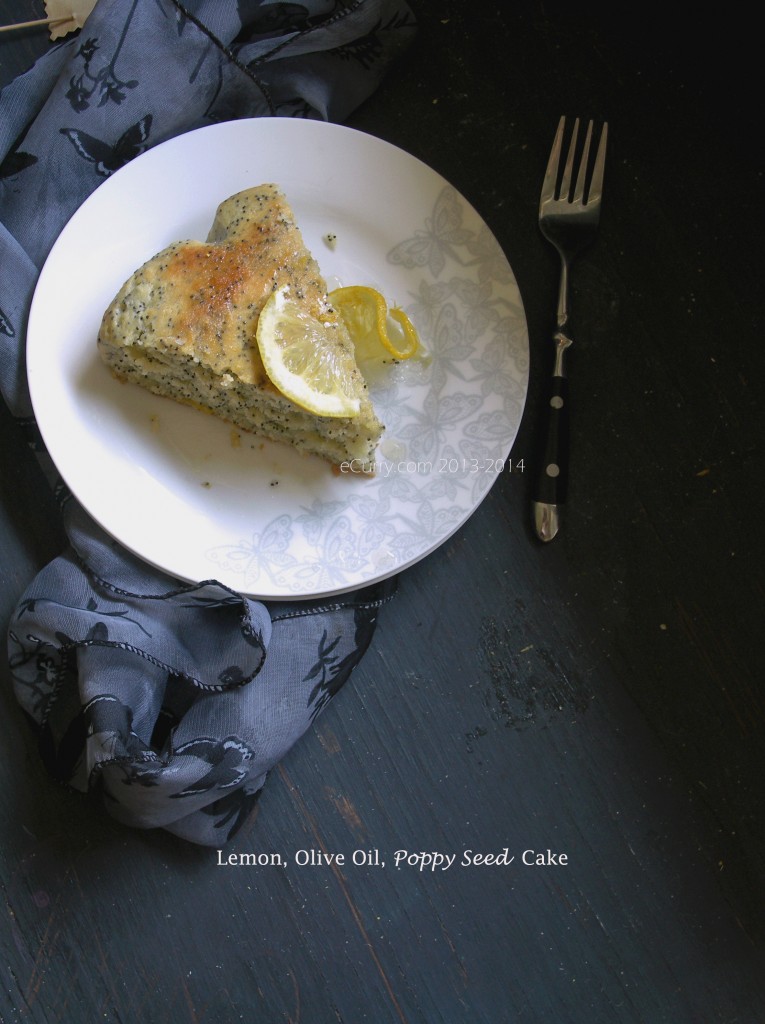 Lemon, Olive Oil, Poppy Seed Cake