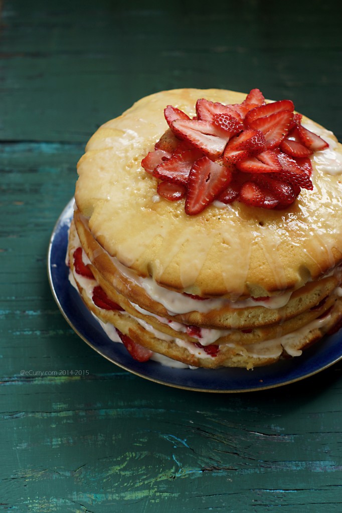 Strawberry lemon layer cake 10