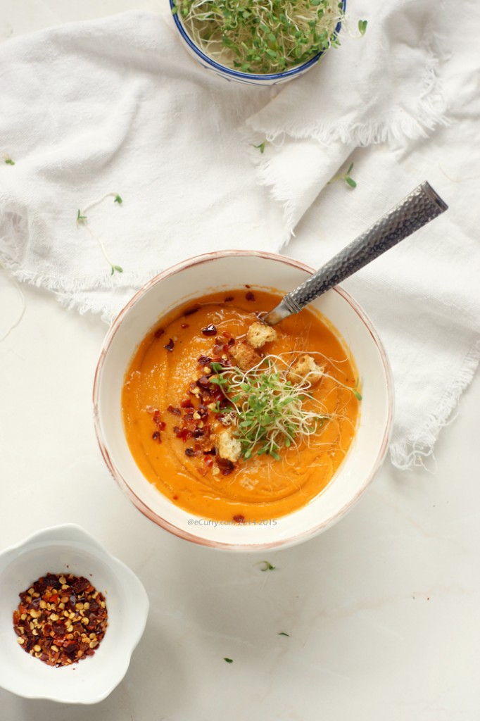 Red Lentil and Roasted Red Pepper Soup 05962