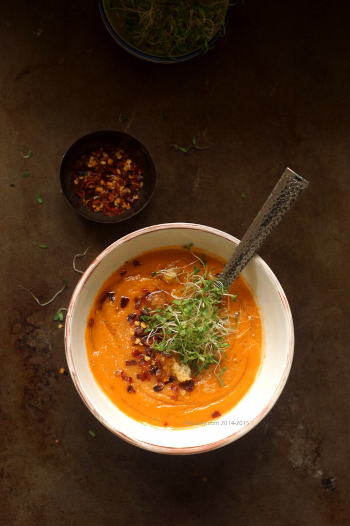 Red Lentil and Roasted Red Pepper Soup 05985