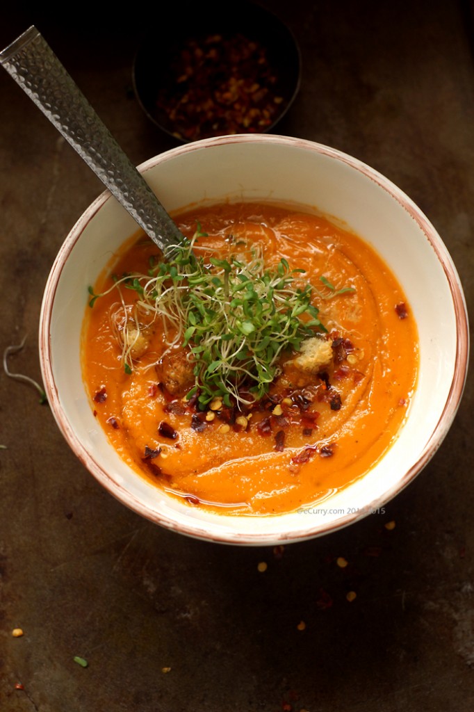 Red Lentil and Roasted Red Pepper Soup 05988